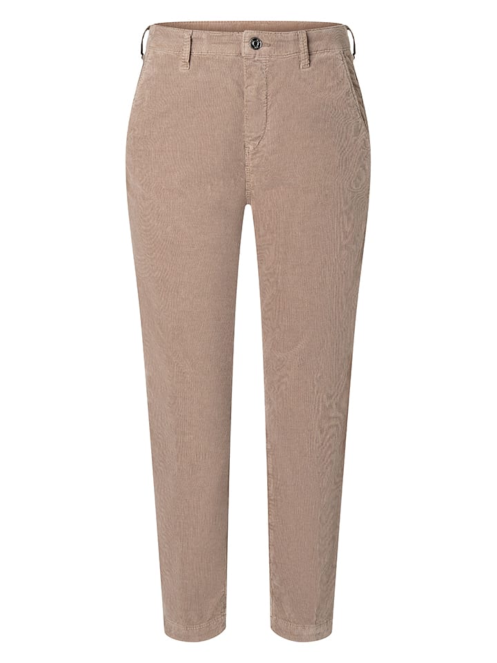 MAC Spodnie chino w kolorze jasnobrązowym rozmiar: 40
