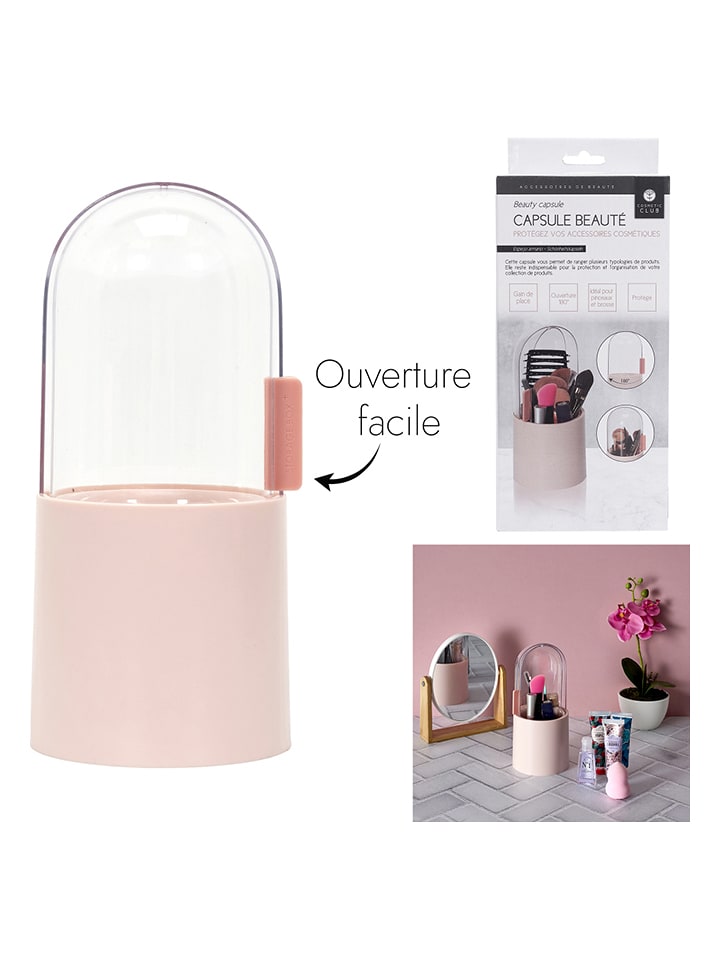 The Concept Factory Organizer w kolorze jasnoróżowym na kosmetyki - wys. 22,4 x Ø 10,4 cm rozmiar: onesize