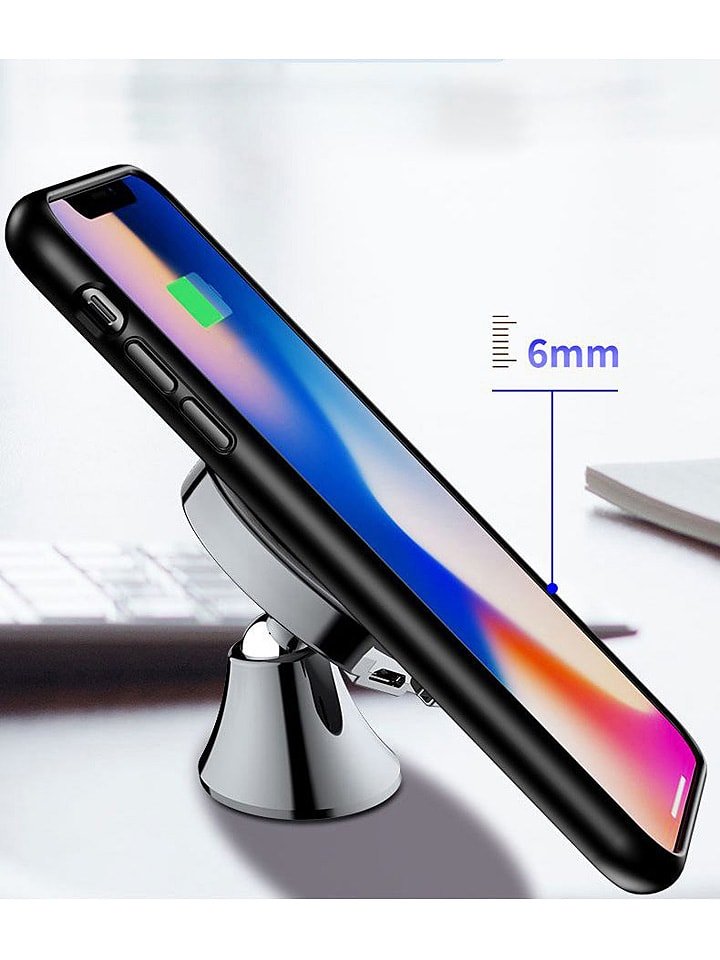 SmartCase Indukcyjny uchwyt samochodowy w kolorze czarnym na smartfon rozmiar: onesize