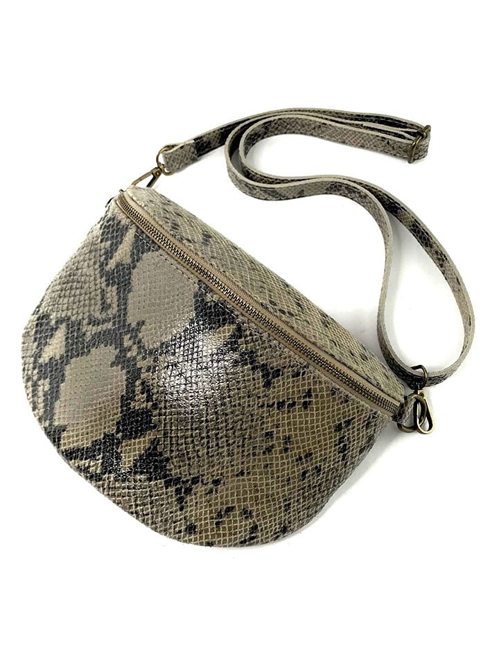 Marlon Skórzana saszetka w kolorze szarobrązowym - 25 x 19 x 7 cm rozmiar: onesize