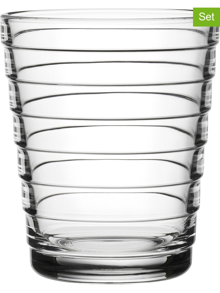 iittala Szklanki (2 szt.) "Aino Aalto" - 220 ml rozmiar: onesize