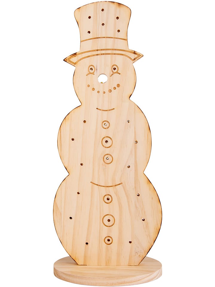 näve Lampa dekoracyjna LED "Snowy" w kolorze jasnobrązowym - 33 x 80 x 17 cm rozmiar: onesize