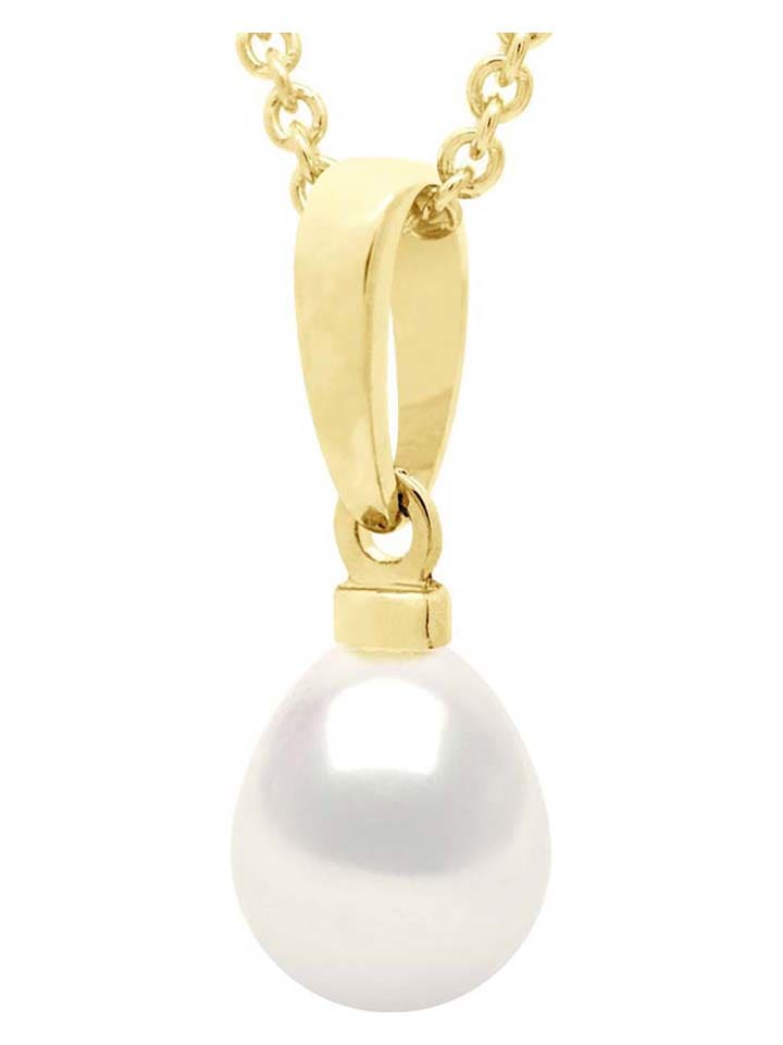 Pearl Addict Złota zawieszka z perłą rozmiar: onesize