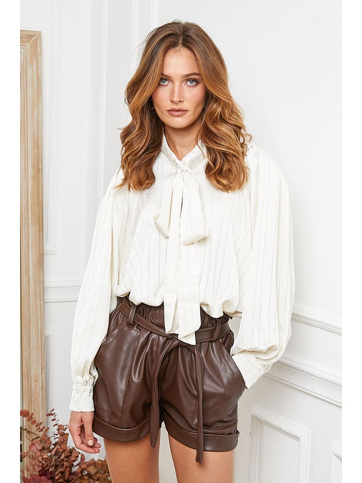 Joséfine Bluzka "Patrice" w kolorze kremowym rozmiar: M