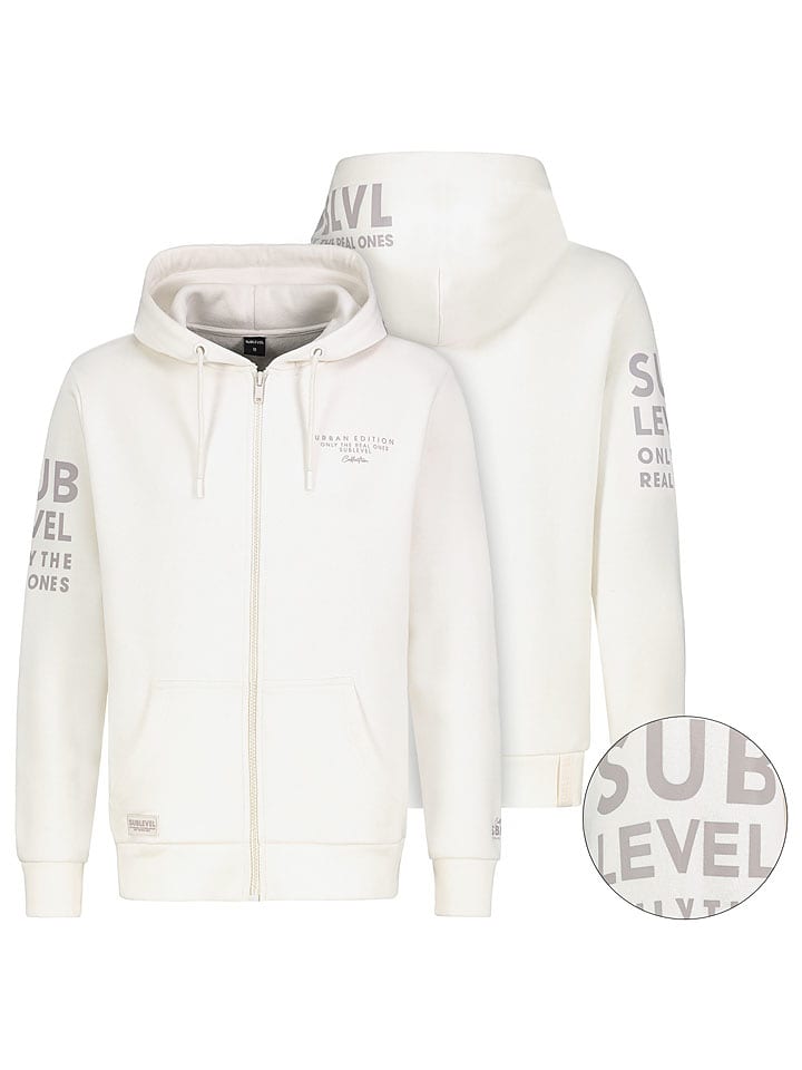 Sublevel Bluza "Nik" w kolorze kremowym rozmiar: XL