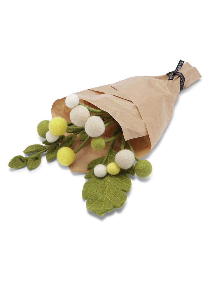 Gry & Sif Bukiet dekoracyjny w kolorze zielono-żółtym - dł. 45 cm rozmiar: onesize