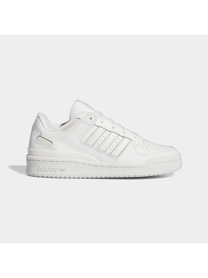 adidas Skórzane sneakersy "FORUM" w kolorze białym rozmiar: 38,5