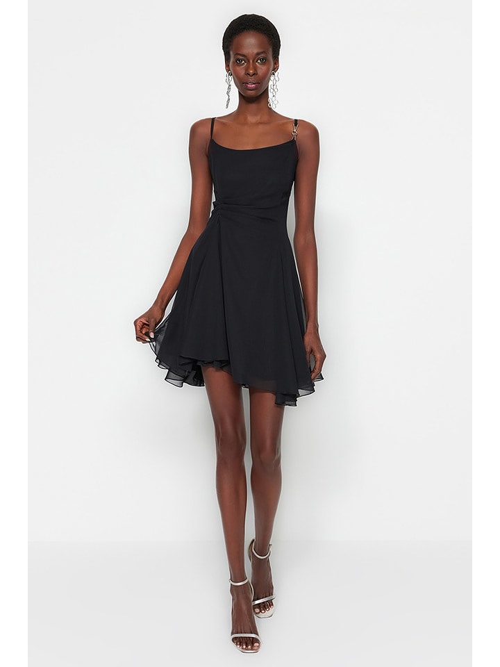 trendyol Sukienka w kolorze czarnym rozmiar: 34