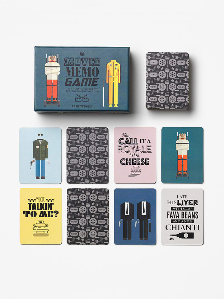 Printworks Gra pamięciowa "Movie" - 12+ rozmiar: onesize