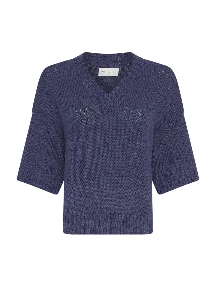 MOSS COPENHAGEN Sweter "Hannalie" w kolorze granatowym rozmiar: XS/S