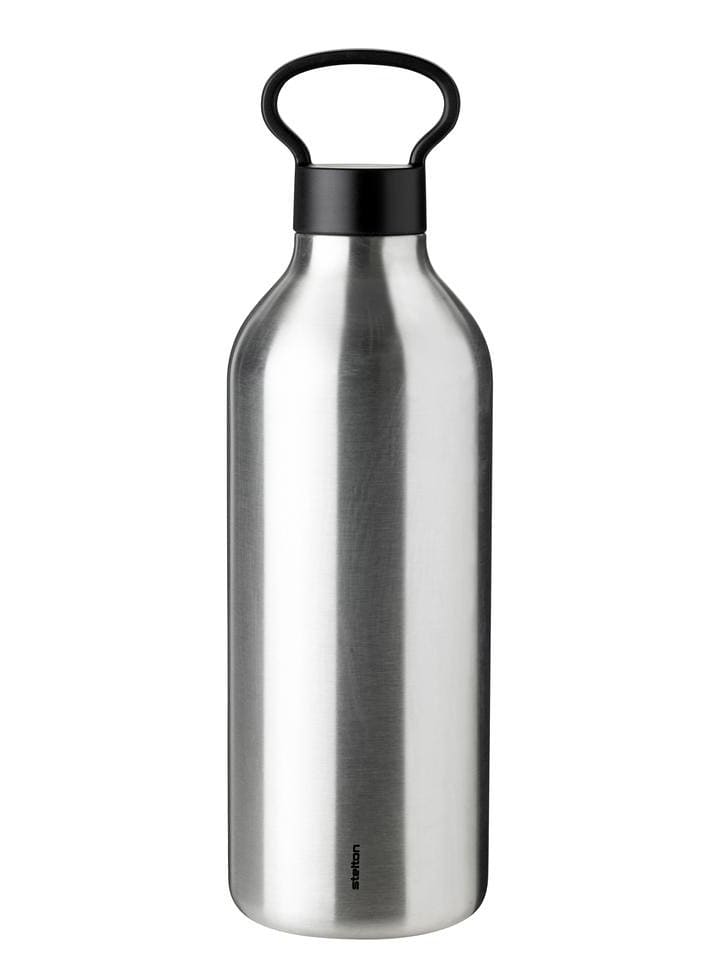 Stelton Butelka termiczna "Tabi" w kolorze srebrno-czarnym - 1 l rozmiar: onesize