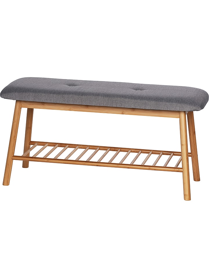 Wenko Ławka "Bahari" w kolorze jasnobrązowym na buty - 90 x 45 x 34 cm rozmiar: onesize