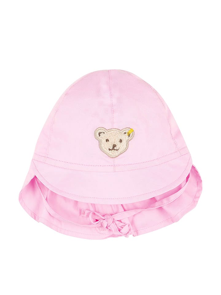 Steiff Kapelusz przeciwsłoneczny w kolorze jasnoróżowym rozmiar: 39 cm