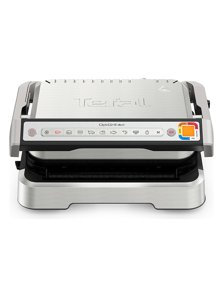 Tefal Grill elektryczny 4w1 "OptiGrill" w kolorze srebrno-czarnym rozmiar: onesize