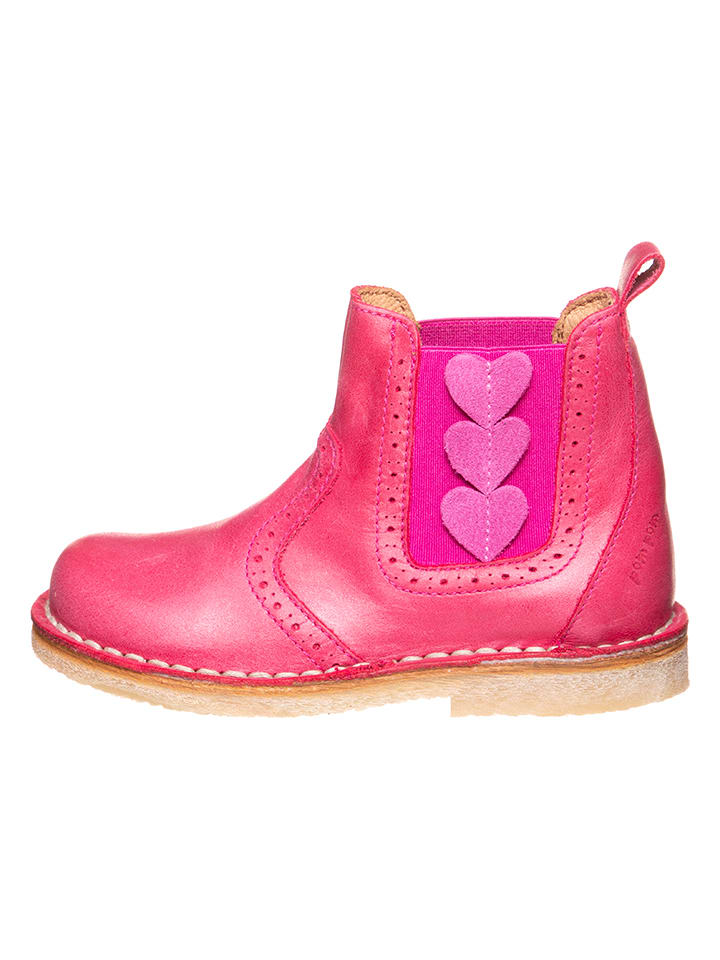 POM POM Skórzane sztyblety w kolorze różowym rozmiar: 33