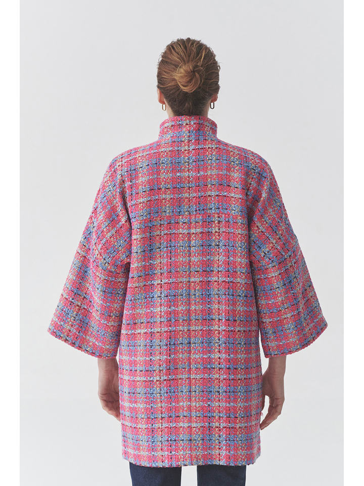 TATUUM Płaszcz przejściowy "Morwi" w kolorze jasnoróżowo-błękitnym rozmiar: L