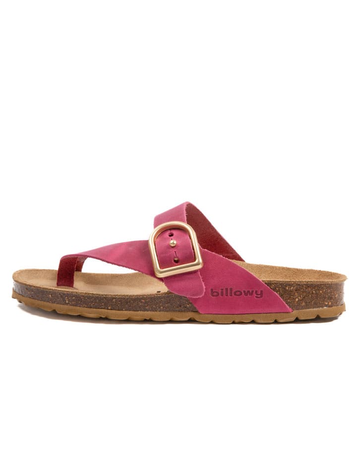 billowy Skórzane japonki w kolorze różowym rozmiar: 42