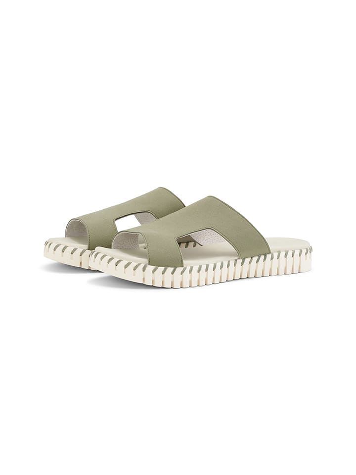 Ilse Jacobsen Klapki w kolorze khaki rozmiar: 41