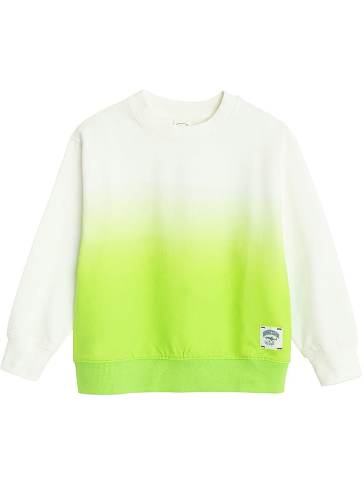 COOL CLUB Bluza w kolorze zielono-białym rozmiar: 128