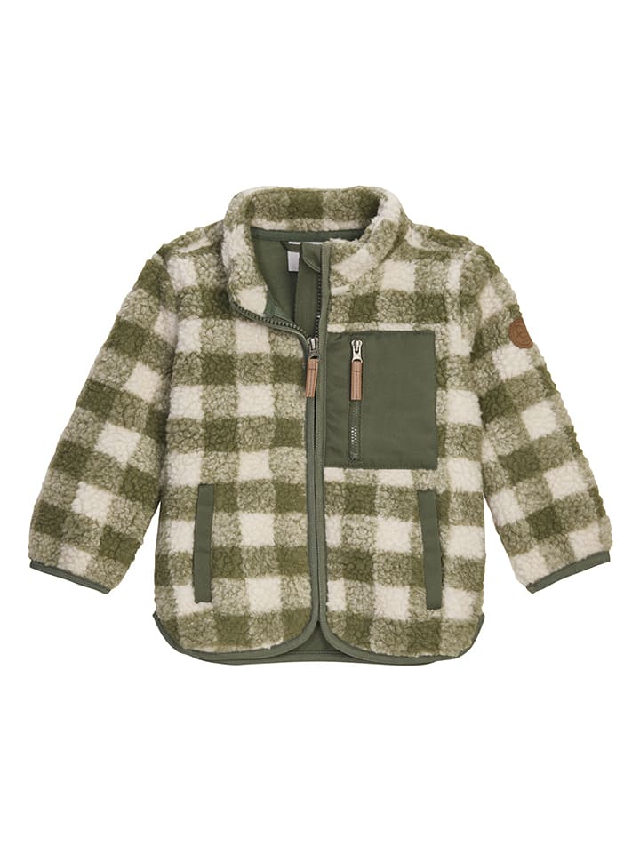 Killtec Kurtka polarowa "Fiow" w kolorze kremowo-zielonym rozmiar: 98/104