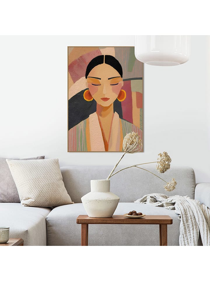 Orangewallz Druk artystyczny "Silent Grace" w ramce rozmiar: 50x70 cm