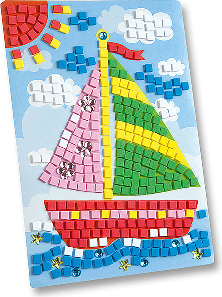 folia PAPER Zestaw mozaiki "Boat" ze wzorem z gumy piankowej rozmiar: onesize