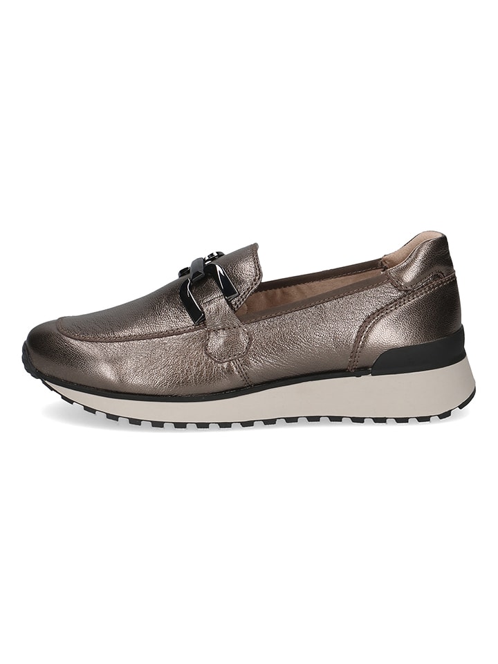 Caprice Mokasyny w kolorze srebrnym rozmiar: 41