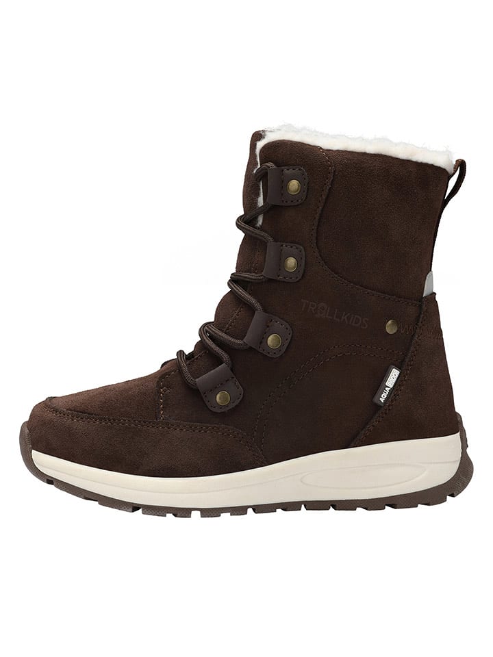 Trollkids Botki zimowe "Arendal" w kolorze brązowym rozmiar: 30