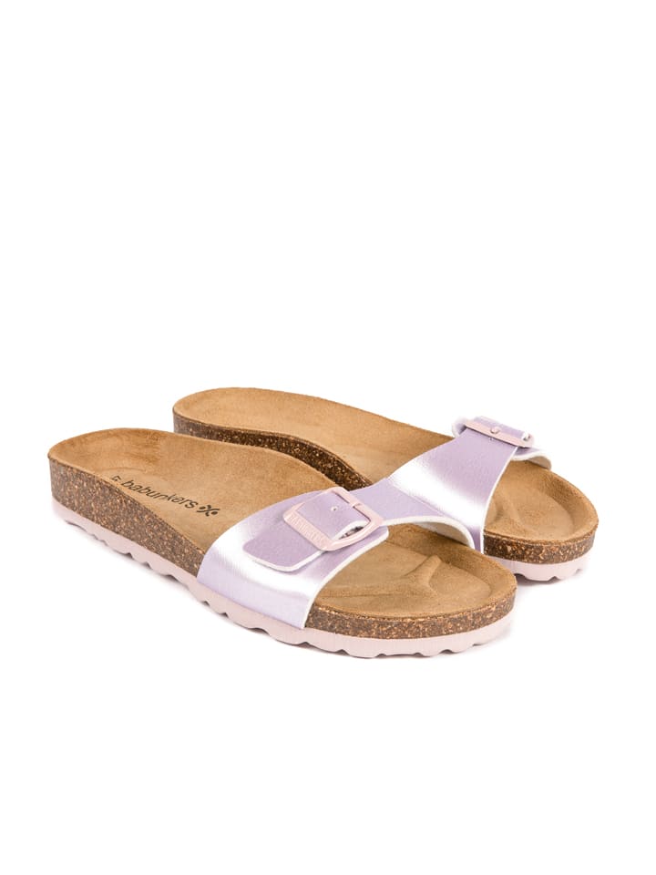 BABUNKERS Family Klapki w kolorze lawendowym rozmiar: 40