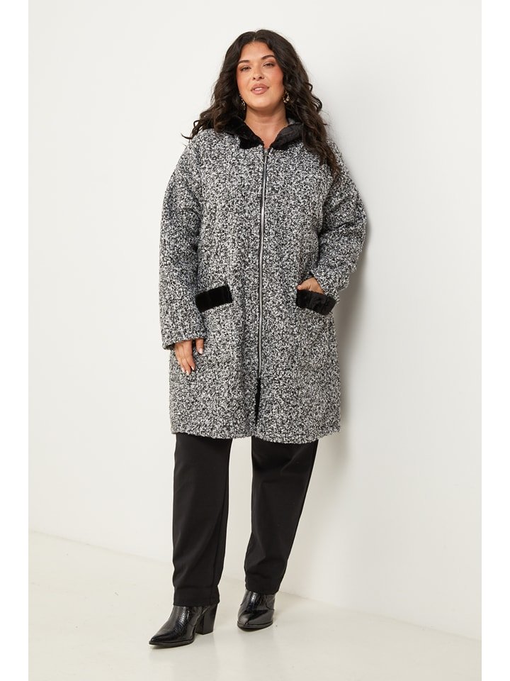 Curvy Lady Kurtka przejściowa w kolorze szarym rozmiar: 44/46