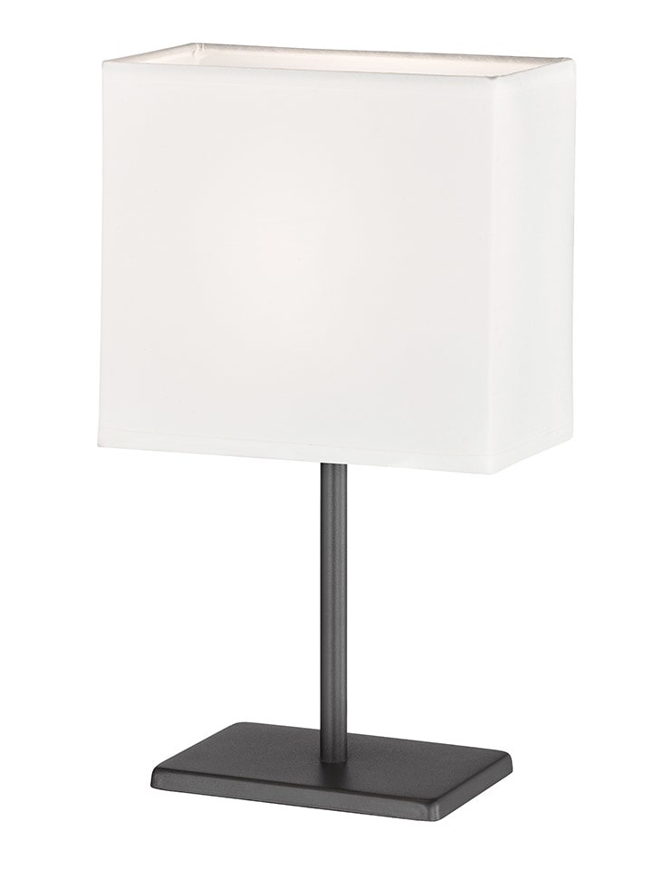 FISCHER & HONSEL Lampa stołowa "Bozen" w kolorze czarno-białym - 17 x 30 x 10 cm rozmiar: onesize