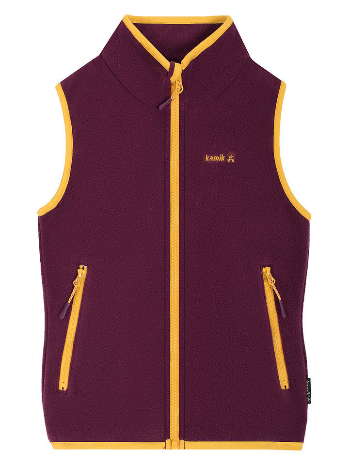 Kamik Kamizelka polarowa "Dawn" w kolorze fioletowym rozmiar: 122