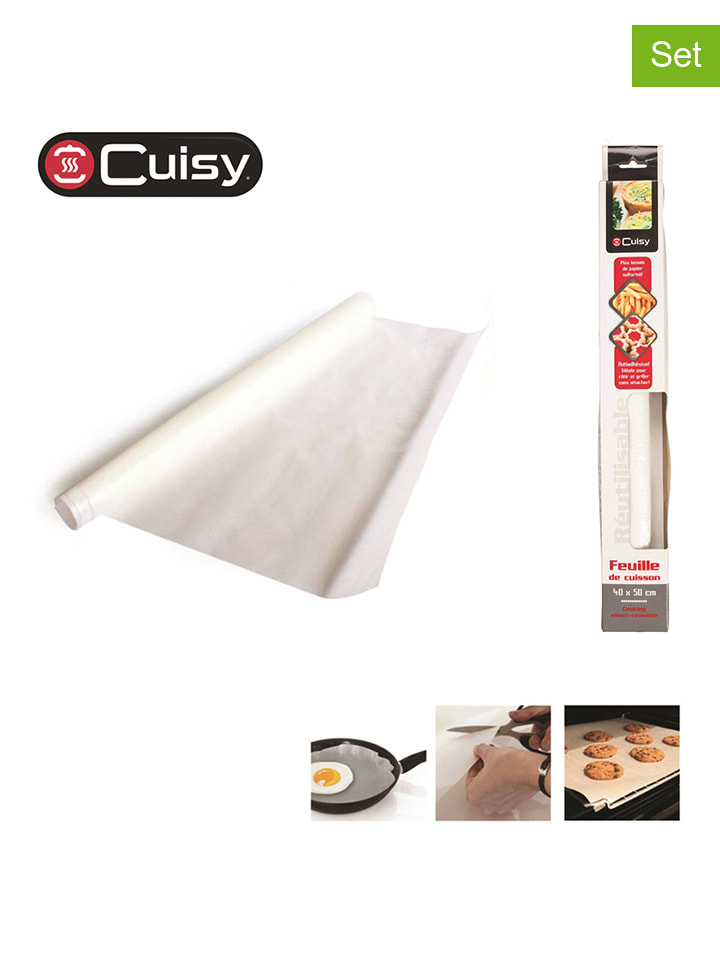 COOK CONCEPT Folie do pieczenia (2 szt.) w kolorze białym rozmiar: onesize