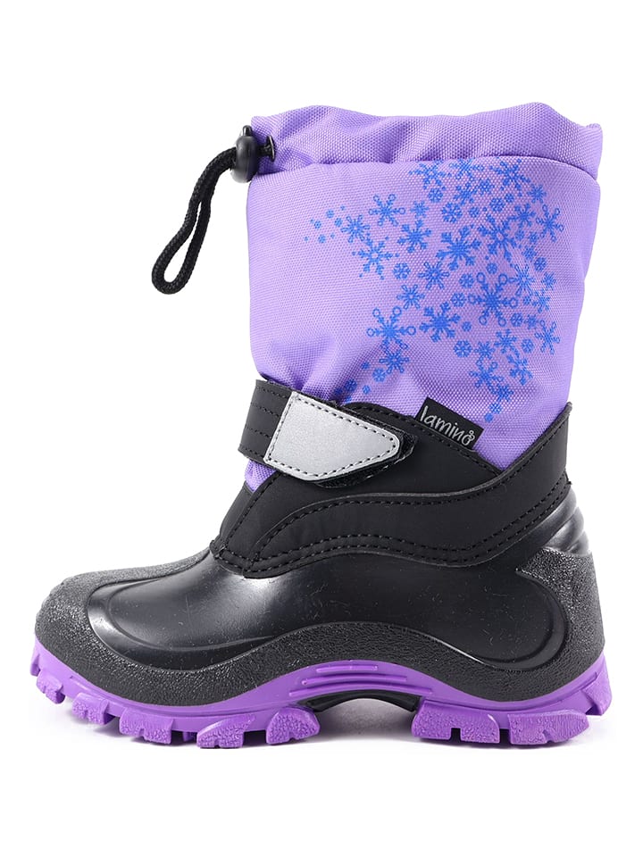 lamino Botki zimowe w kolorze fioletowym rozmiar: 30