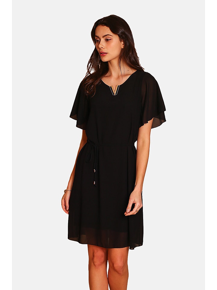 ASSUILI Sukienka w kolorze czarnym rozmiar: 40