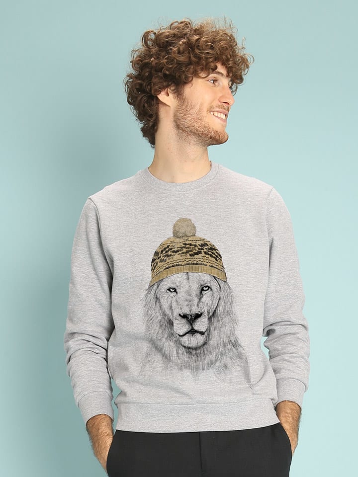 WOOOP Bluza "Winter is coming" w kolorze szarym rozmiar: XS