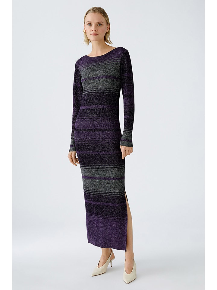 Oui Sukienka w kolorze szaro-fioletowym rozmiar: 42