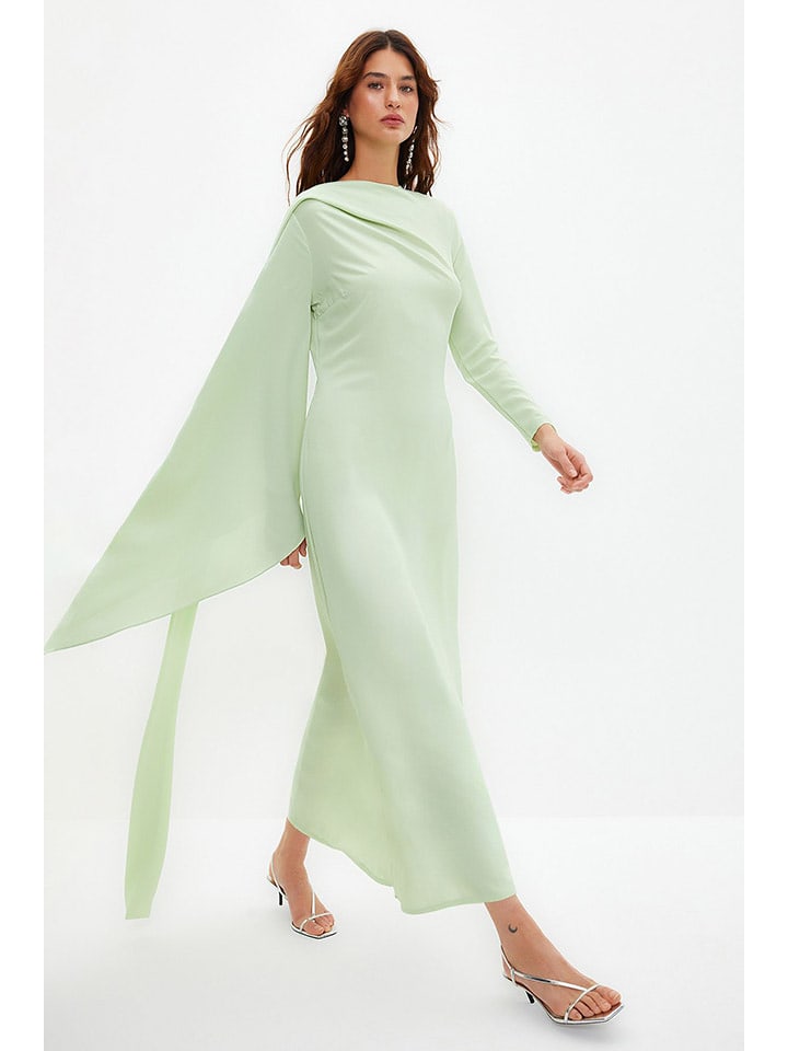 trendyol Sukienka w kolorze jasnozielonym rozmiar: 44