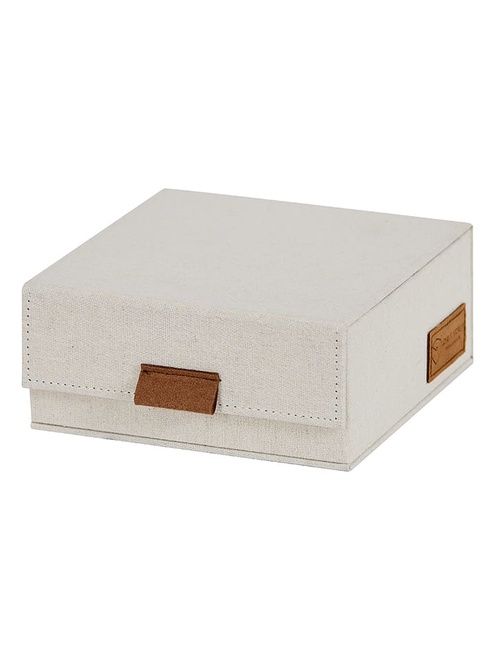 STORE IT Pudełko "Premium" w kolorze kremowym na zegarki - 16,5 x 7 x 16,5 cm rozmiar: onesize