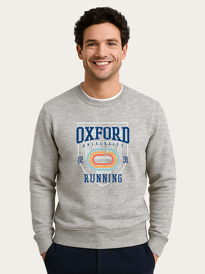 WOOOP Bluza "Oxford Universite Running" w kolorze szarym rozmiar: S