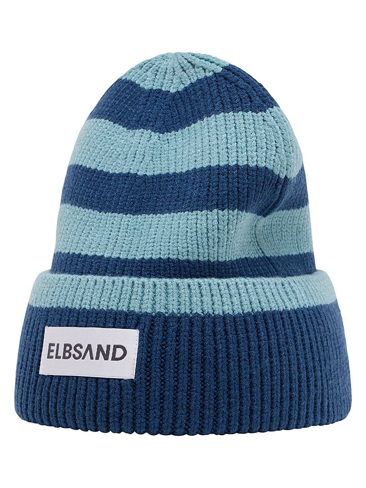 ELBSAND Czapka beanie "Norid" w kolorze granatowo-błękitnym rozmiar: onesize