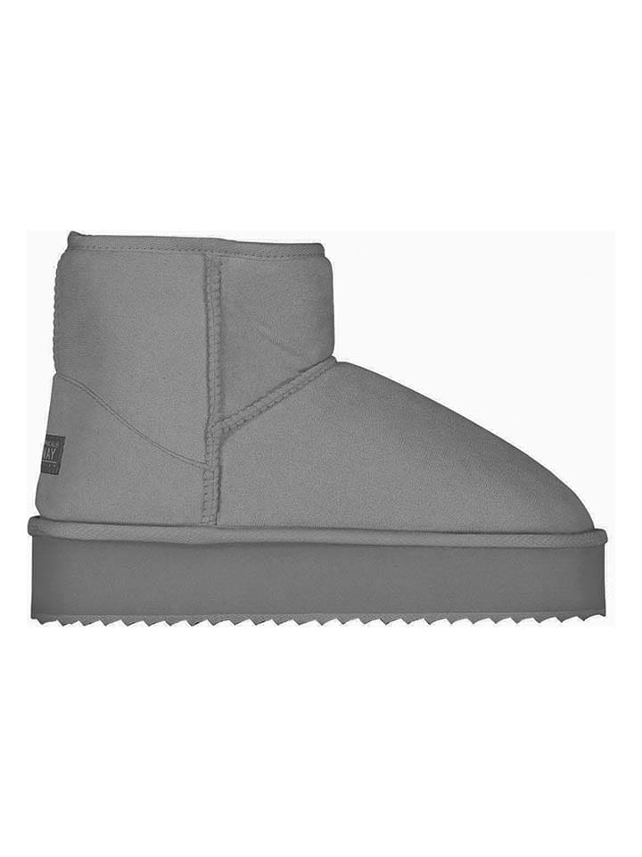 Geographical Norway Botki zimowe "Orgeat" w kolorze szarym rozmiar: 37