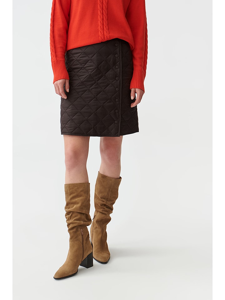 TATUUM Spódnica w kolorze ciemnobrązowym rozmiar: 40