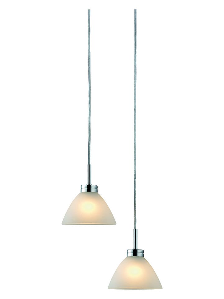 Halo Design Lampy wiszące LED (2 szt.) "Arc" w kolorze kremowym - wys. 13,5 x Ø 12,5 cm rozmiar: onesize