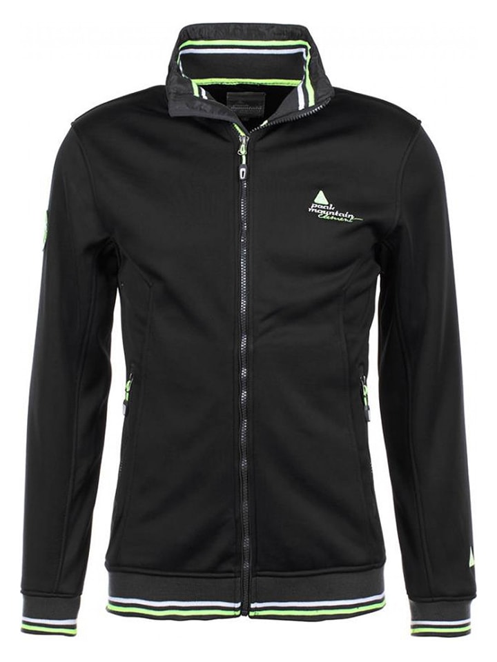 Peak Mountain Kurtka polarowa "Creen" w kolorze czarnym rozmiar: XL