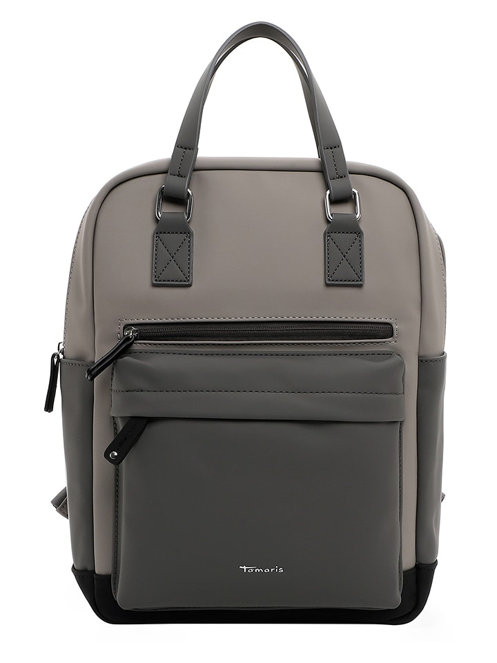 Tamaris Plecak "Gianna" w kolorze szarobrązowo-szarym - 38 x 38 x 17 cm rozmiar: onesize