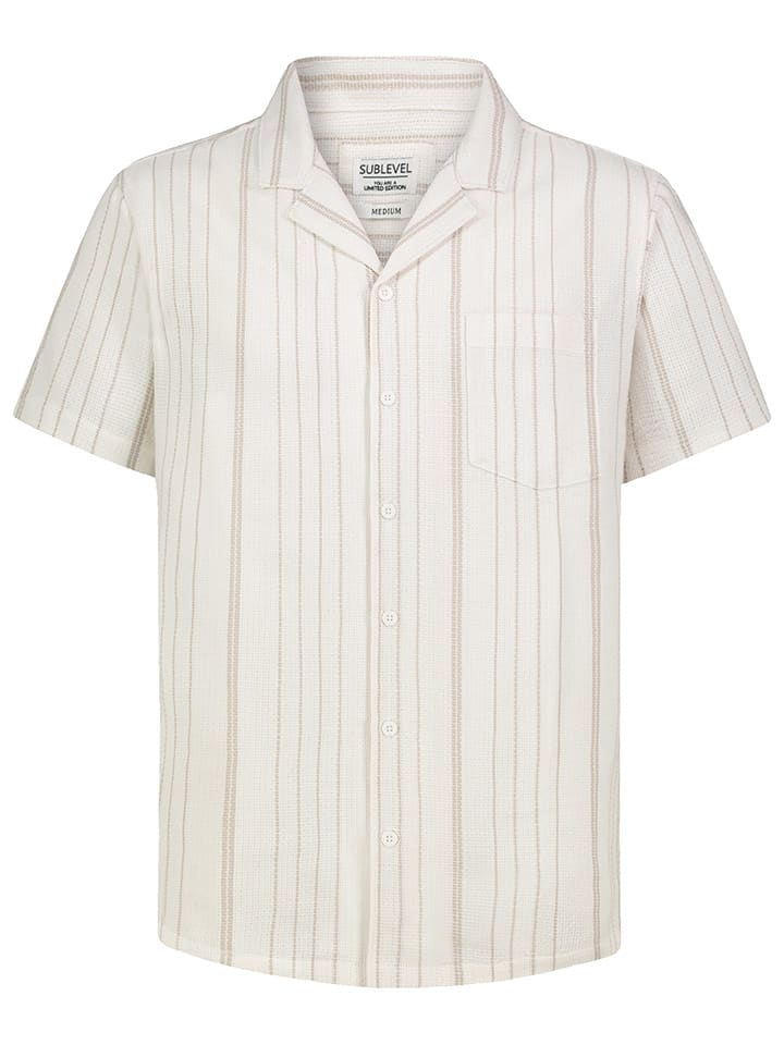 Sublevel Koszula - Regular fit - w kolorze beżowym rozmiar: XL