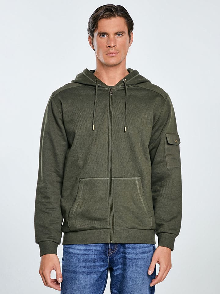 BIG STAR Bluza w kolorze khaki rozmiar: M