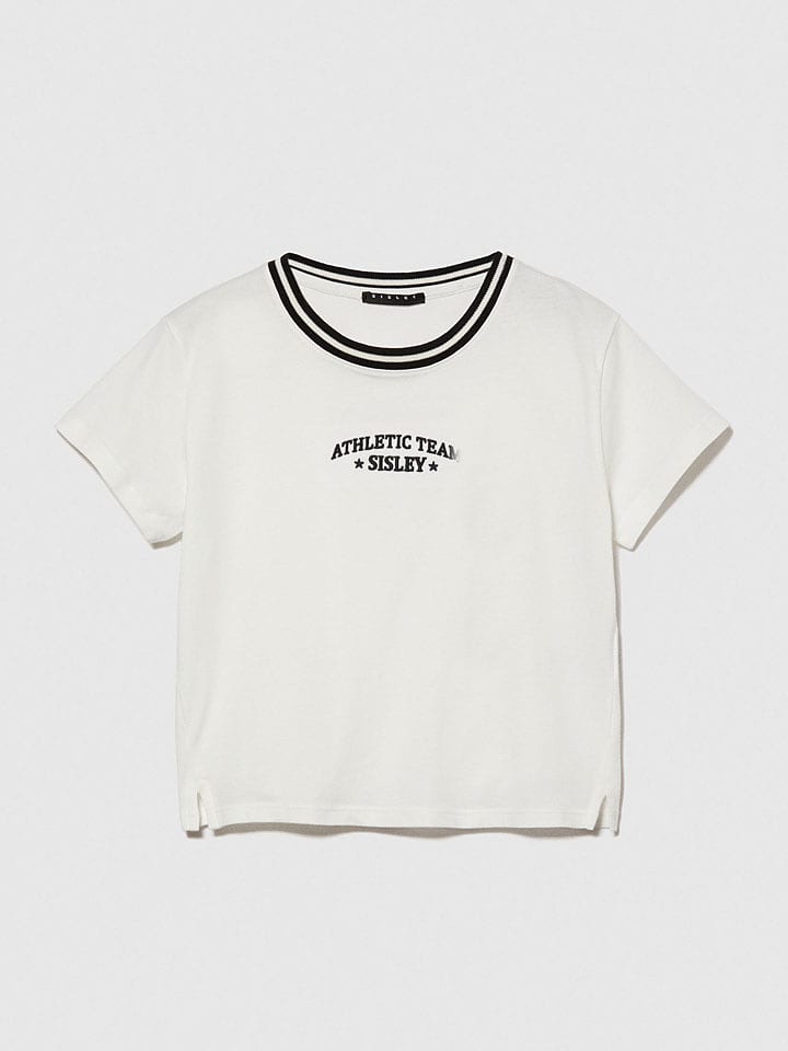 Sisley Koszulka w kolorze białym rozmiar: 130