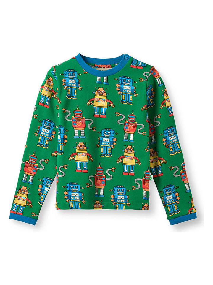 Småfolk Koszulka w kolorze zielonym rozmiar: 98/104